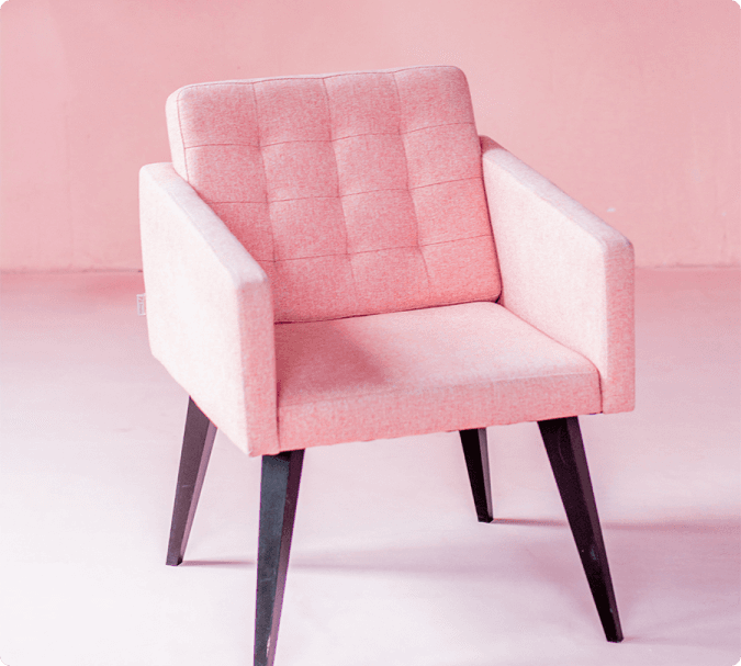 Pink chair